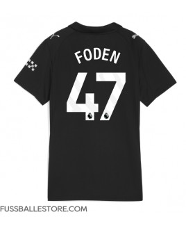 Günstige Manchester City Phil Foden #47 Auswärtstrikot Damen 2025-26 Kurzarm